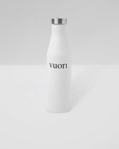 S6 Wordmark Mizu Water Bottle White Insulated Bottle | Vuori online