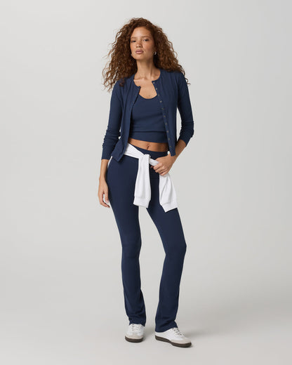 Long Sleeve Pose Twin Cardigan Women's Blue Coast Top | Vuori sale