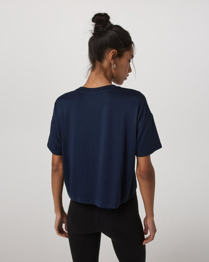 Energy Tee Women's Blue Coast Oversized Tee Shirt | Vuori for sale