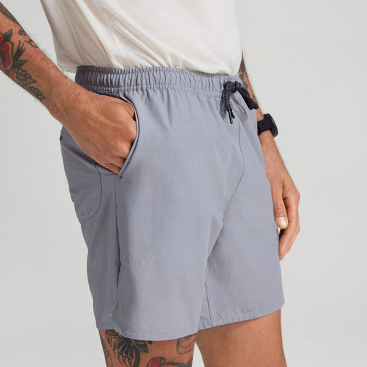Men's Natural Run Short - Medium Grey