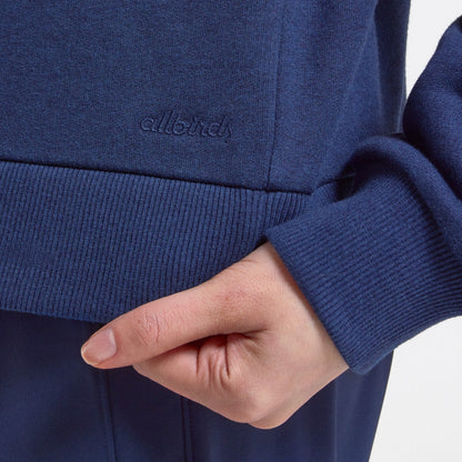 Women's Merino Blend Sweatshirt - Deep Navy