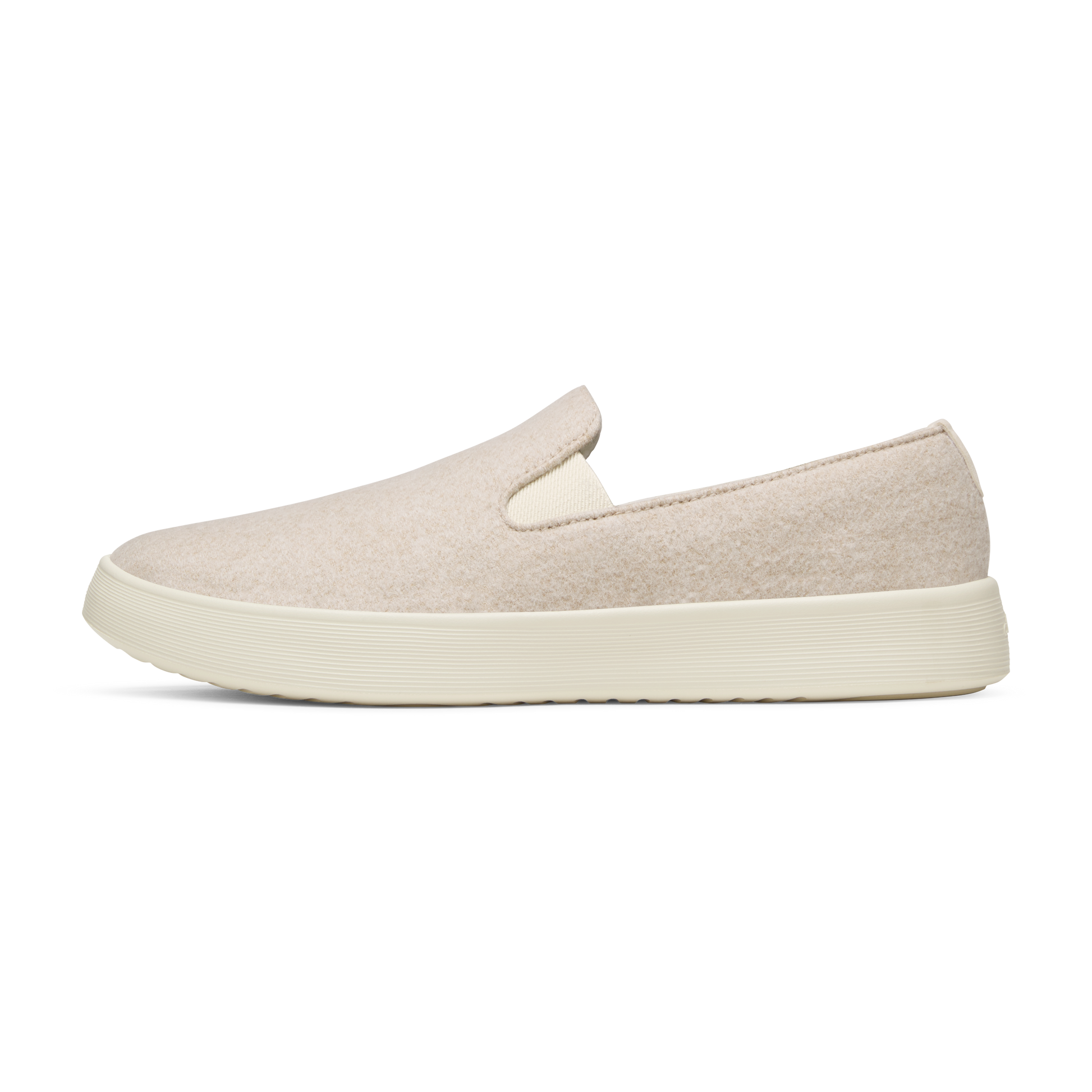 Women's Wool Cruiser Slip On - Rugged Beige (Stony Cream Sole)