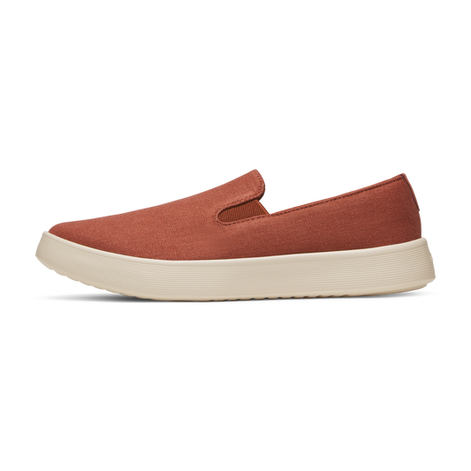 Men's Canvas Cruiser Slip On - Auburn (Warm White Sole)