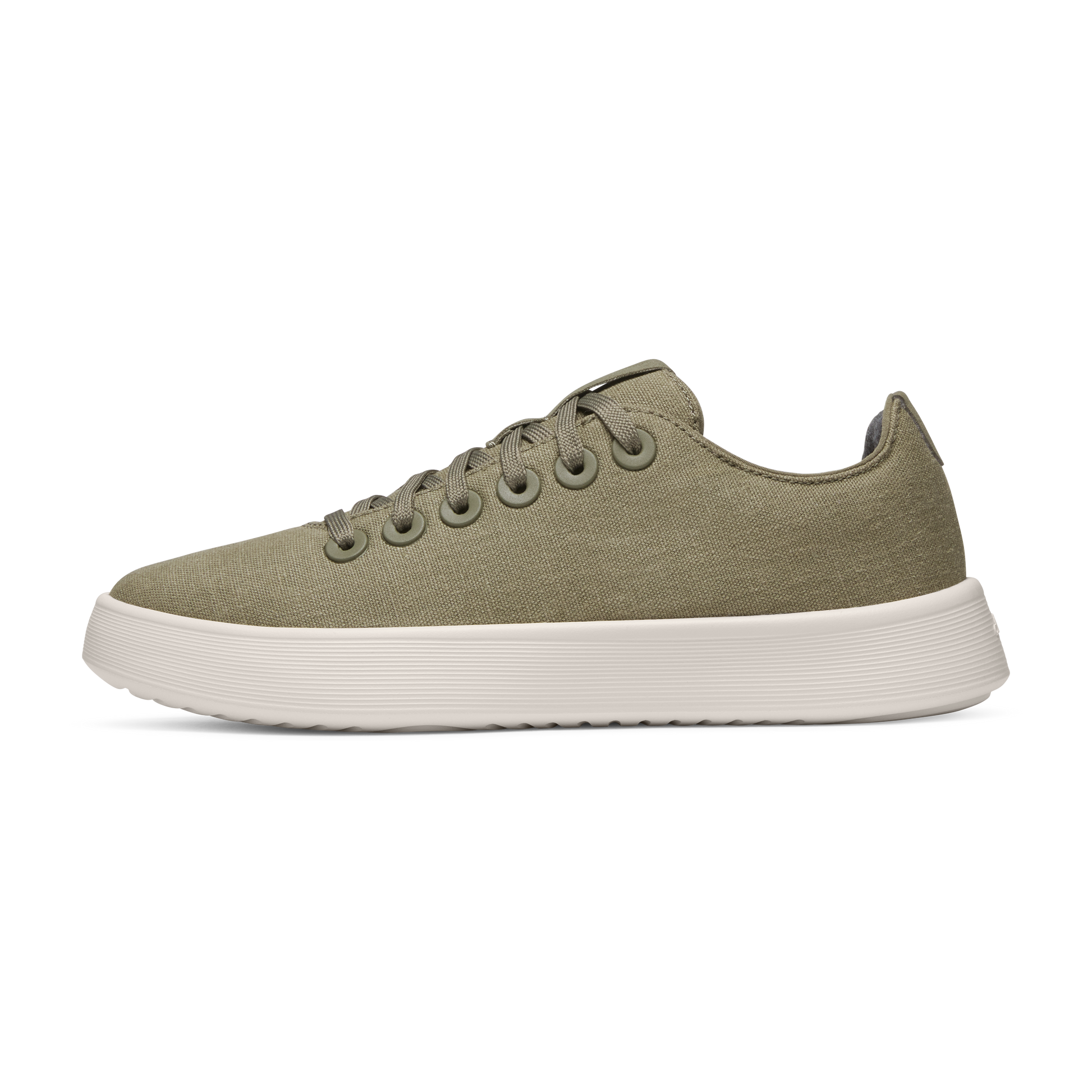 Men's Canvas Cruiser - Burnt Olive (Natural White Sole)