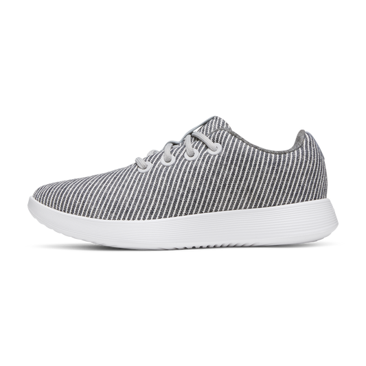 Men's Canvas Runner NZ - Deep Navy Stripes (Blizzard Sole)