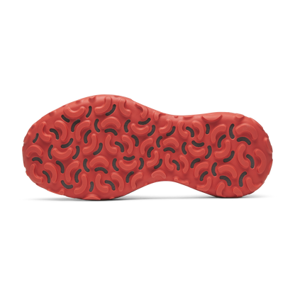 Women's Trail Runners - Deep Red (Dark Anthracite Sole)
