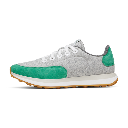 Men's Varsity Jersey - Light Grey/Verdant Green (Blizzard Sole)