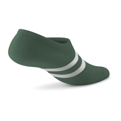 Anytime No Show Heel Grip Sock - Verdant Green (Blizzard Sole)