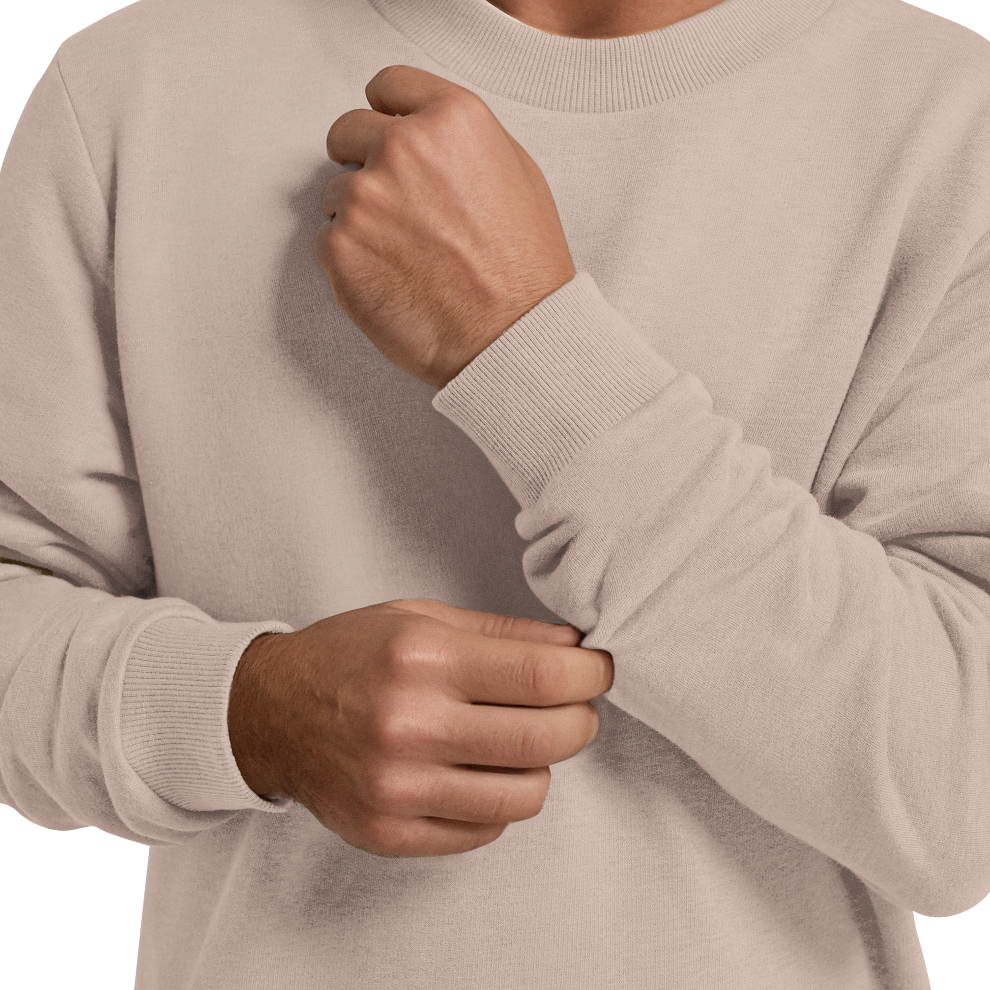 Men's Merino Blend Sweatshirt - Mushroom