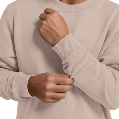 Men's Merino Blend Sweatshirt - Mushroom