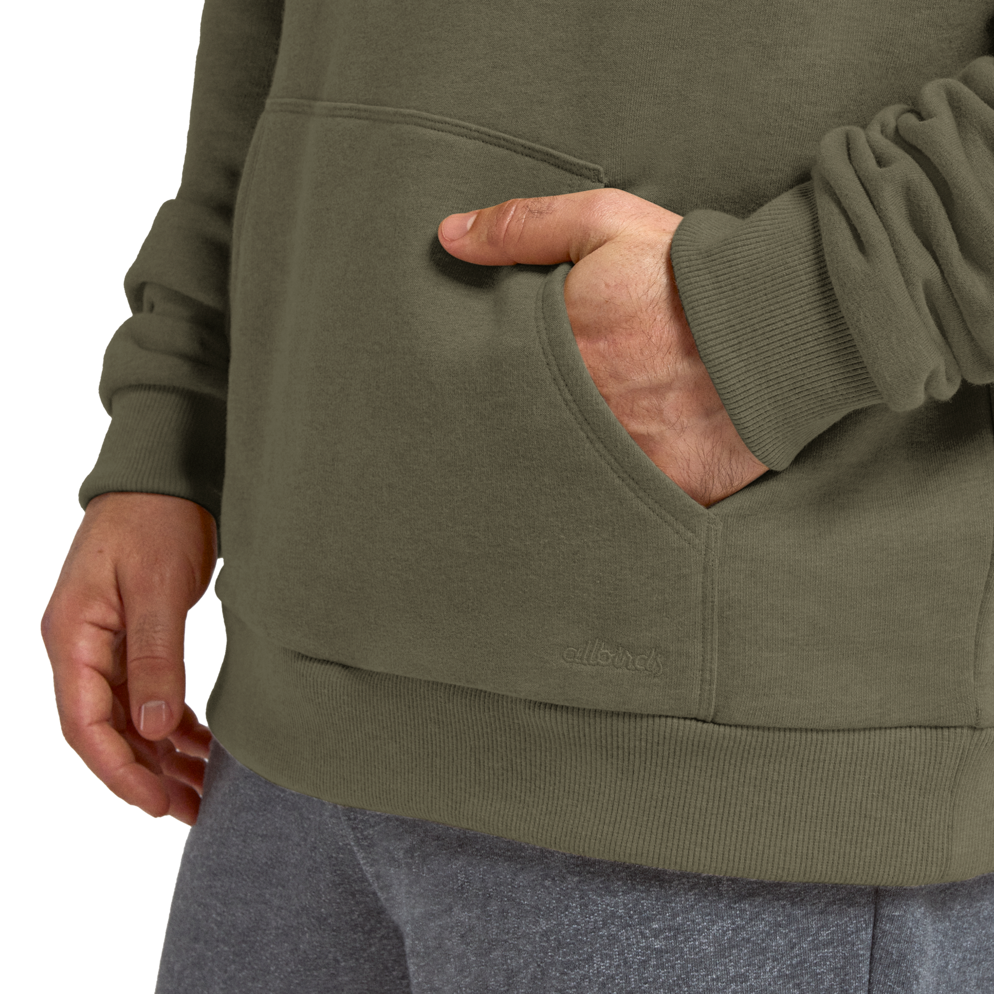 Unisex Merino Blend Hoodie - Burnt Olive