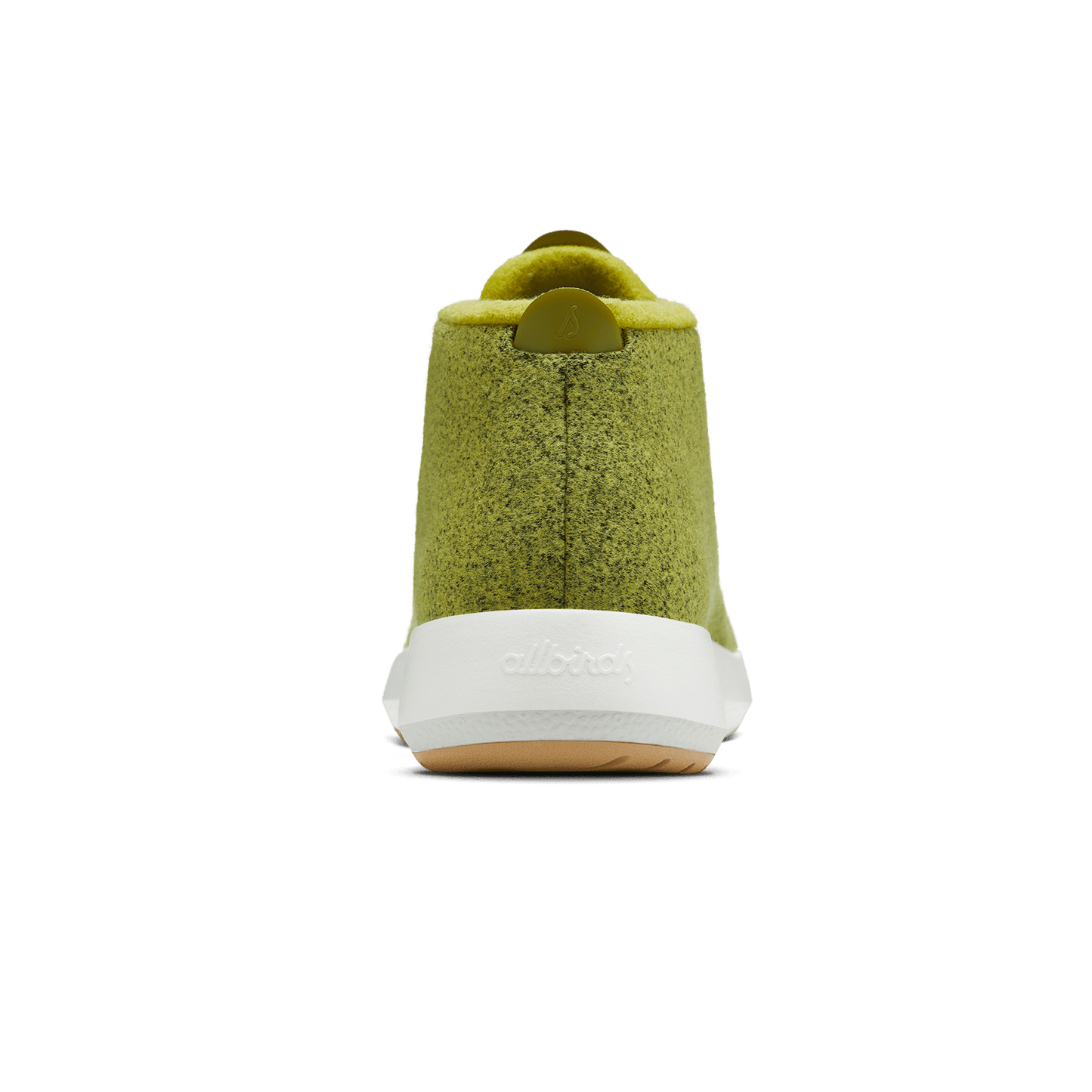 Men's Wool Runner-up Mizzles - Hazy Lime (Natural White Sole)