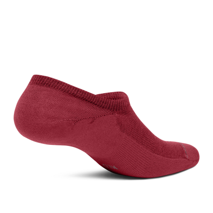 Anytime No Show Sock - Botanic Red
