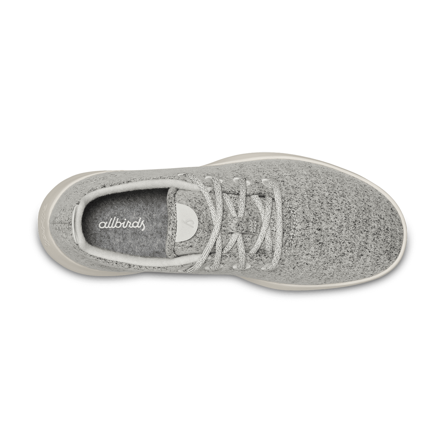 Women's Wool Runner - Dapple Grey (Cream Sole)